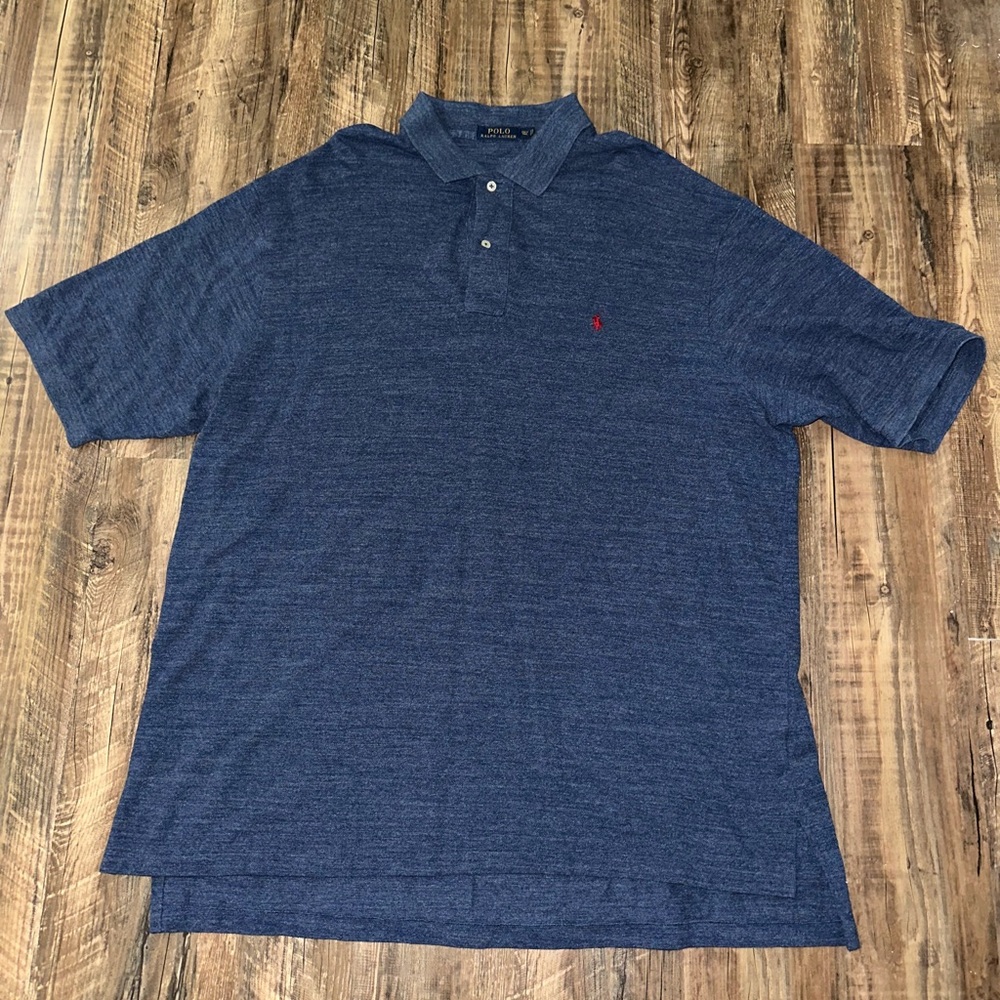 Polo by Ralph Lauren Men's Blue Polo Shirt